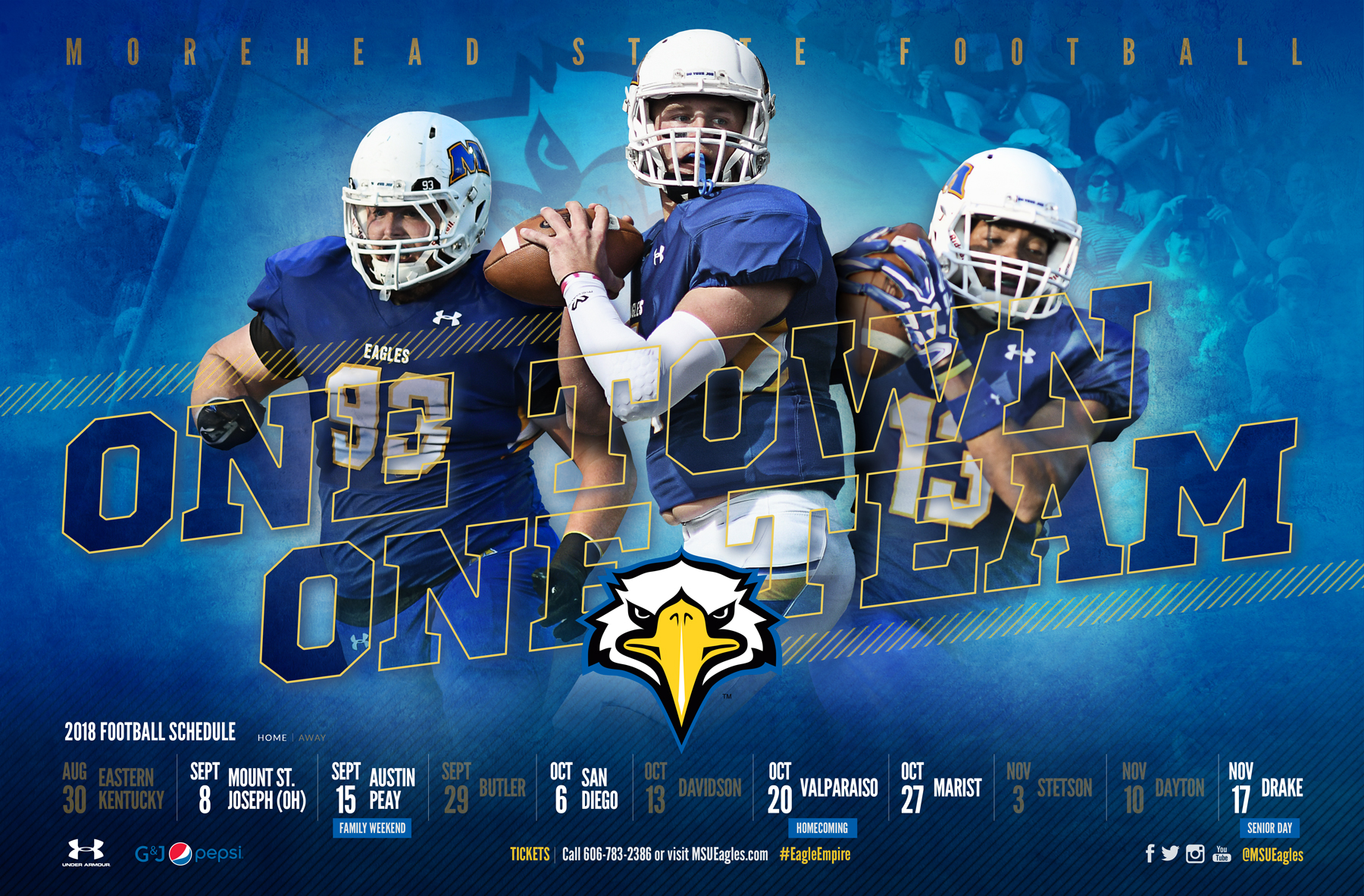 Morehead State spring football poster